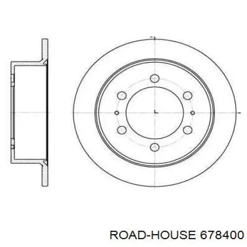 Disco de freno trasero Road House 678400 precio, desde 33,25 EUR