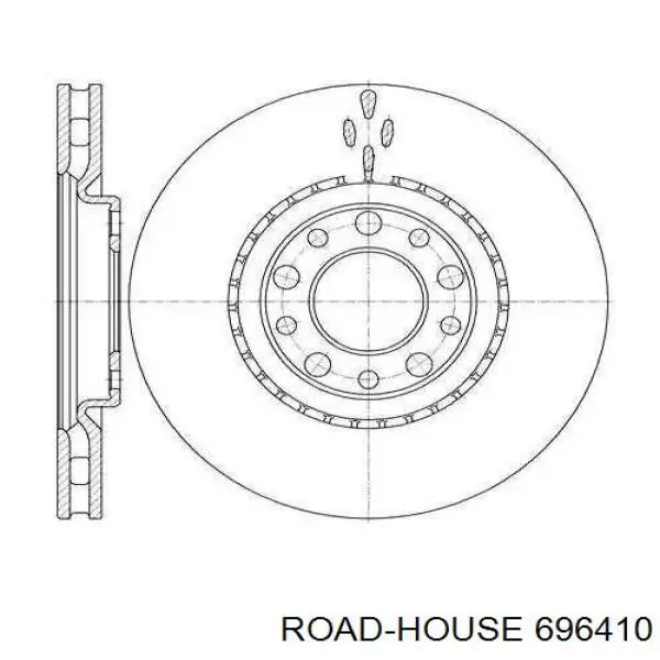 6964.10 Road House freno de disco delantero