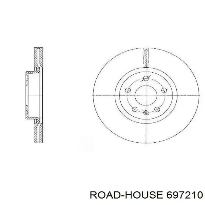 Comprar 697210 Road House Freno de disco delantero
