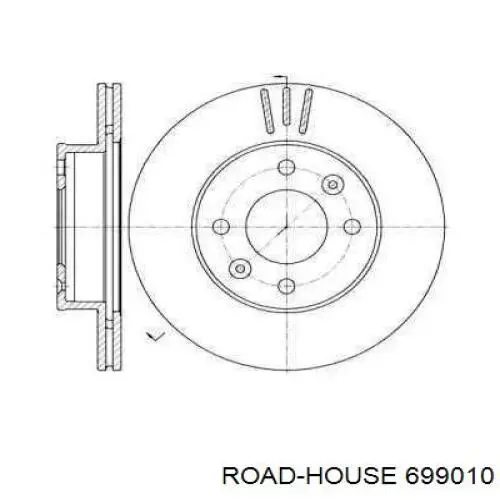 6990.10 Road House freno de disco delantero