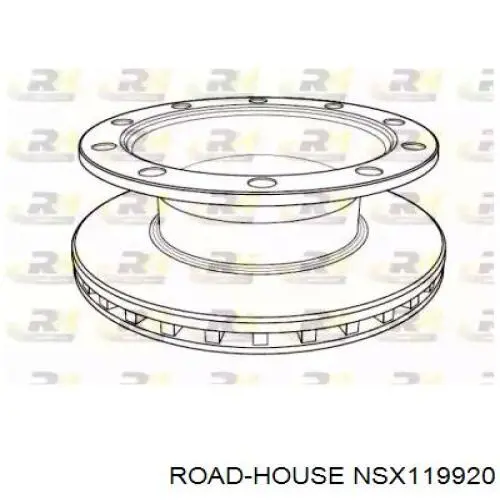 NSX119920 Road House disco de freno trasero