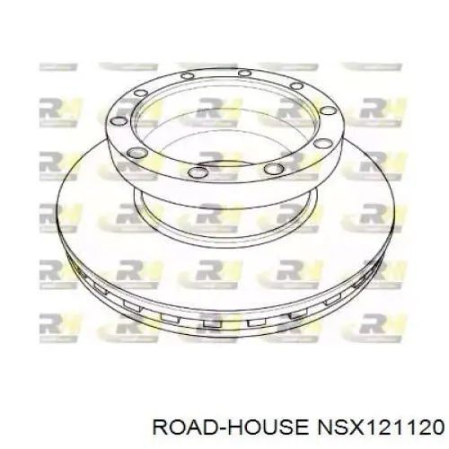 NSX121120 Road House disco de freno trasero