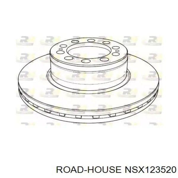 NSX123520 Road House freno de disco delantero