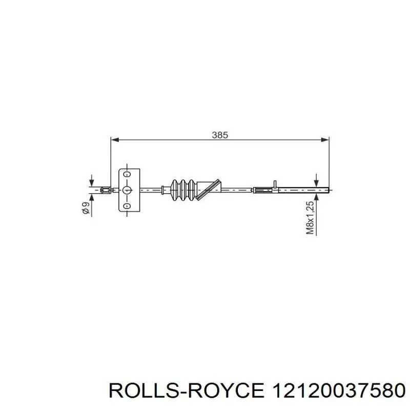 12120037580 Rolls-royce bujía de encendido