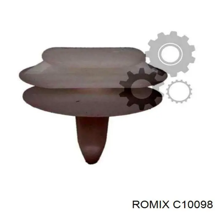 C10098 Romix Clip de fijación de moldura de puerta