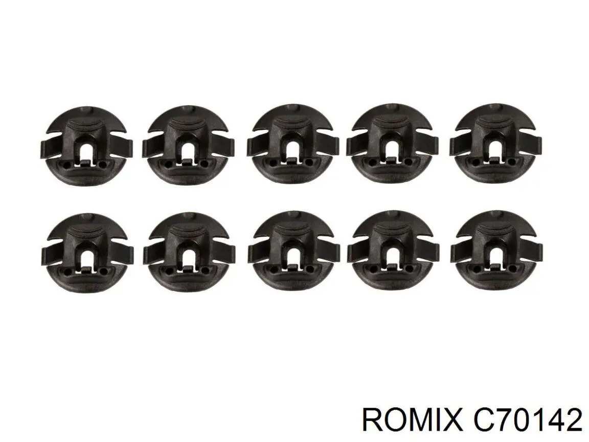 Clip de fijación del guardabarros delantero Romix C70142 precio, desde 0,48 EUR