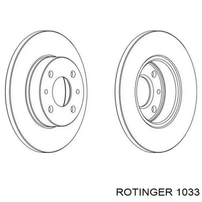 Disco de freno trasero Alfa Romeo 146 930