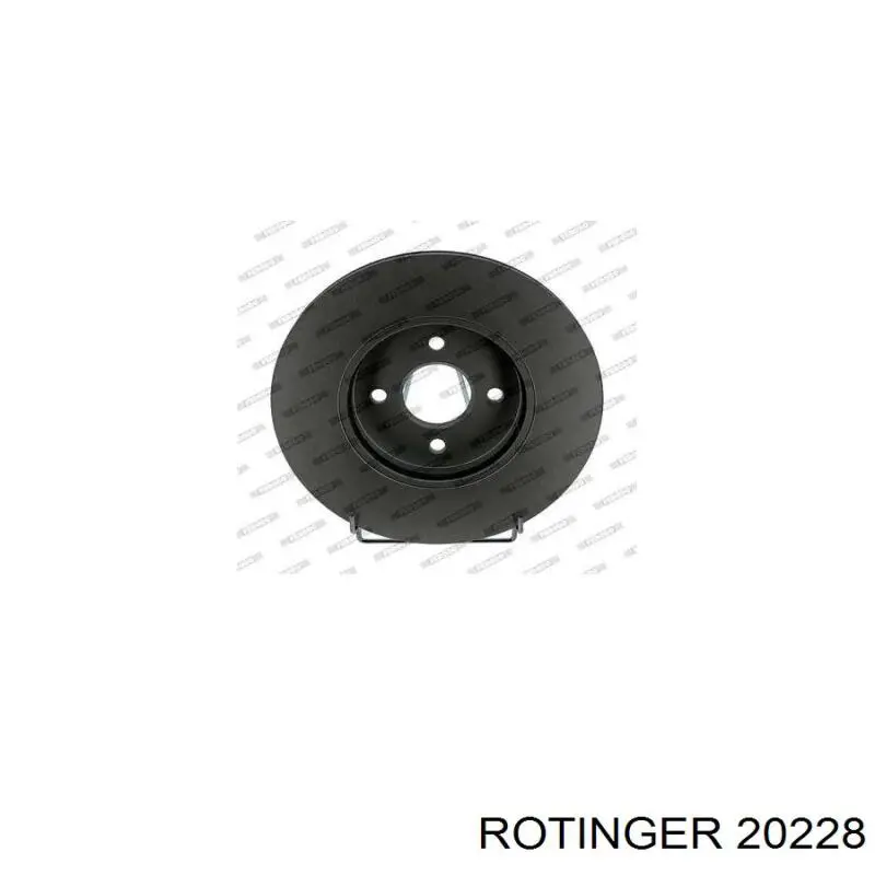 ROTINGER 2x Disco Freno 282 MM Pieno Posteriore per Honda Legend IV