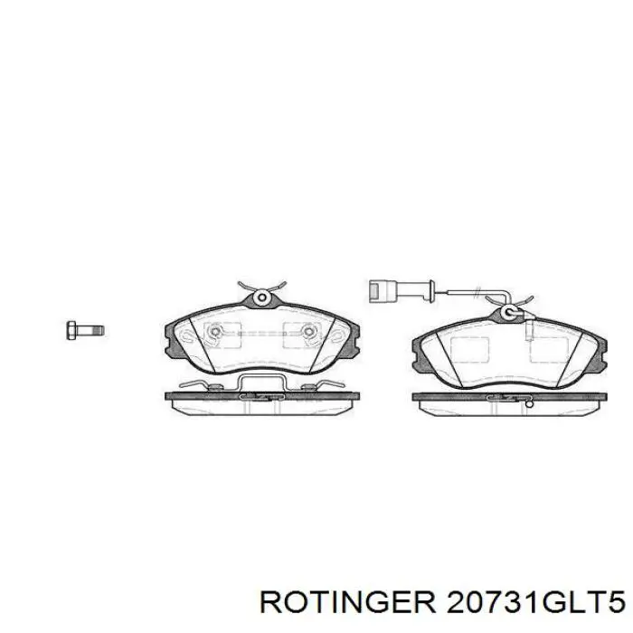 20731GLT5 Rotinger disco de freno delantero