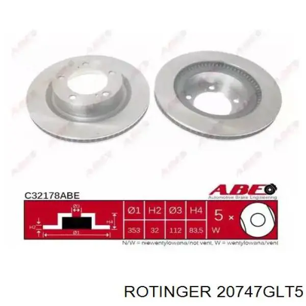 20747GLT5 Rotinger Discos