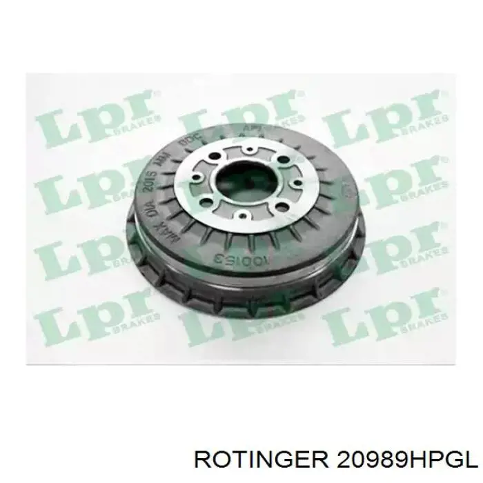 Disco de freno 20989HPGL Rotinger