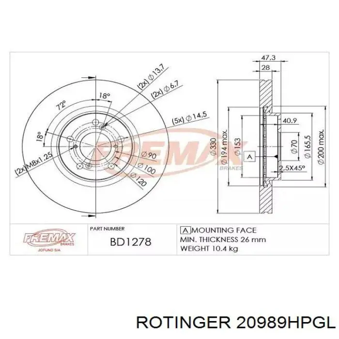 20989HPGL Rotinger Discos
