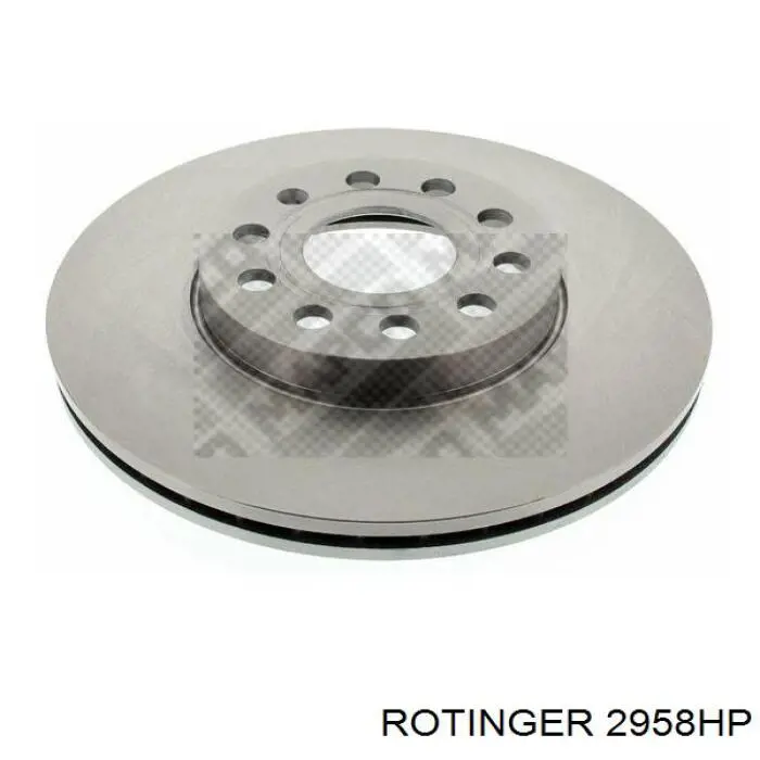 Freno de disco delantero Volkswagen Caddy 2 9K9