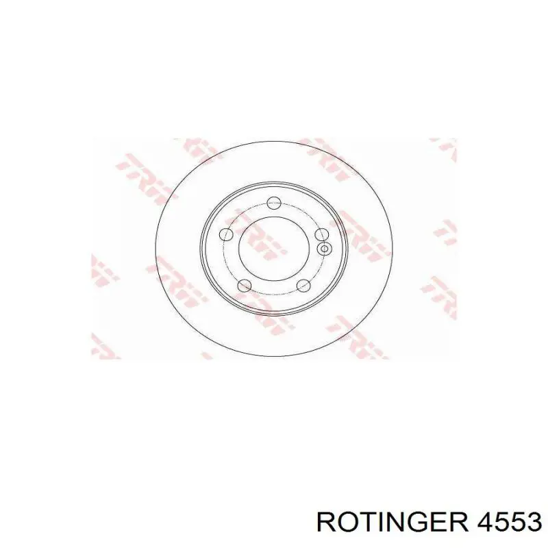 4553 Rotinger disco de freno trasero
