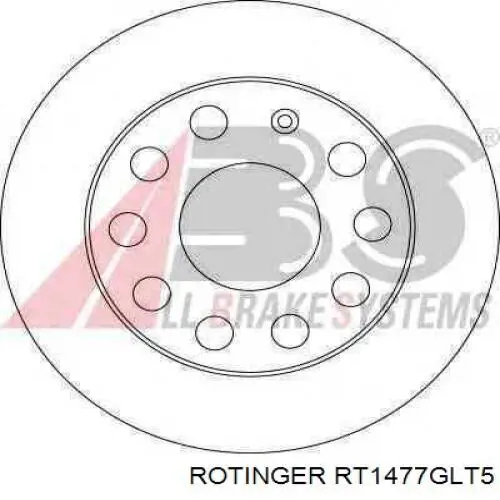 Frenos traseros Rotinger RT1477GLT5