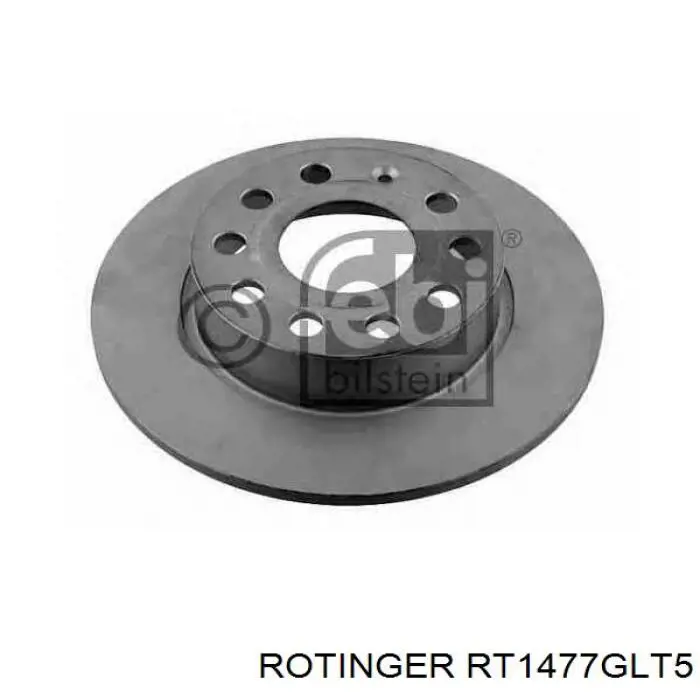 Disco de freno trasero RT1477GLT5 Rotinger