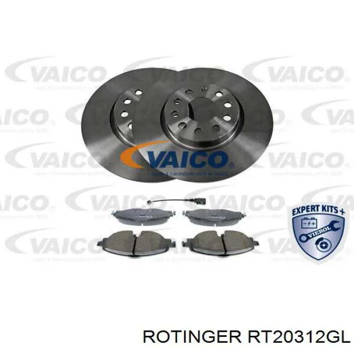 Frenos delanteros Rotinger RT20312GL precio, desde 54,17 EUR