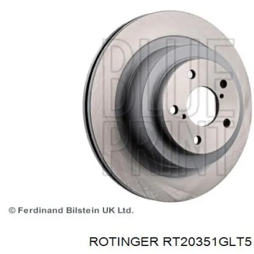 Disco de freno trasero Rotinger RT20351GLT5 precio, desde 92,22 EUR