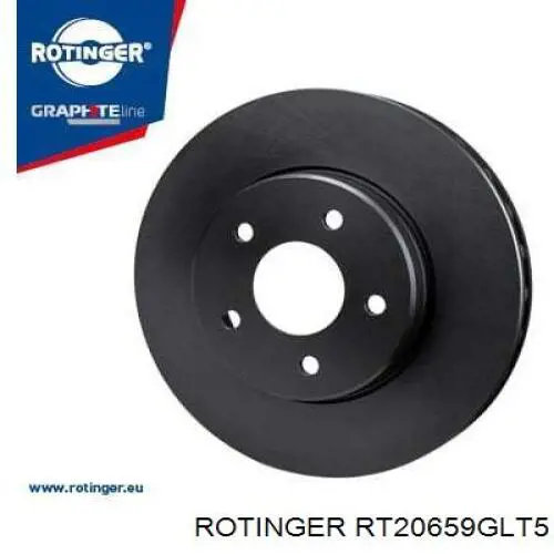 Comprar RT20659GLT5 Rotinger Freno de disco delantero