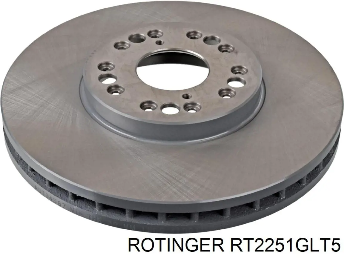 Kit Dischi Freno Anteriori ROTINGER RT 20032-GL T5 – 2 Pezzi, Diametro 288mm, Forati E Scanalati, Rivestimento Anticorrosione Graphite Line