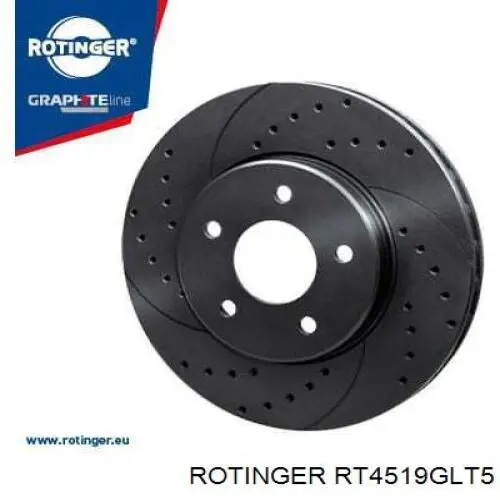 Comprar RT4519GLT5 Rotinger Freno de disco delantero