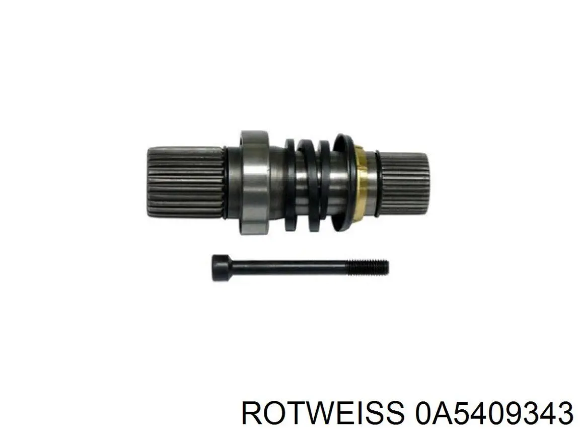 0A5409343 Rotweiss semieje de transmisión intermedio