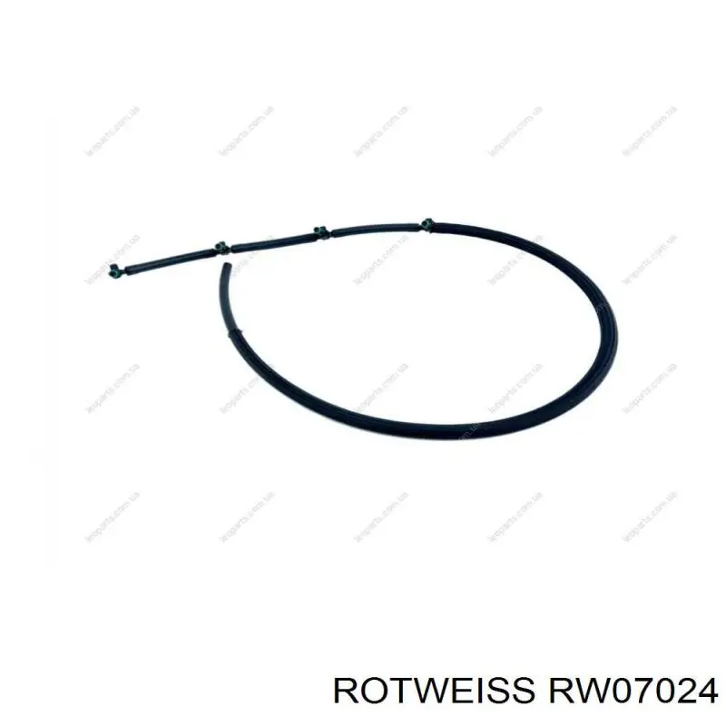 Tubería de retorno de combustible de los inyectores RW07024 Rotweiss
