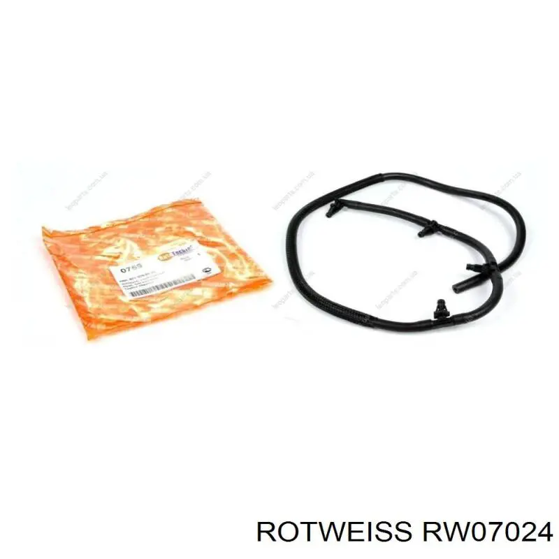 RW07024 Rotweiss Tubo flexible, combustible de fuga 