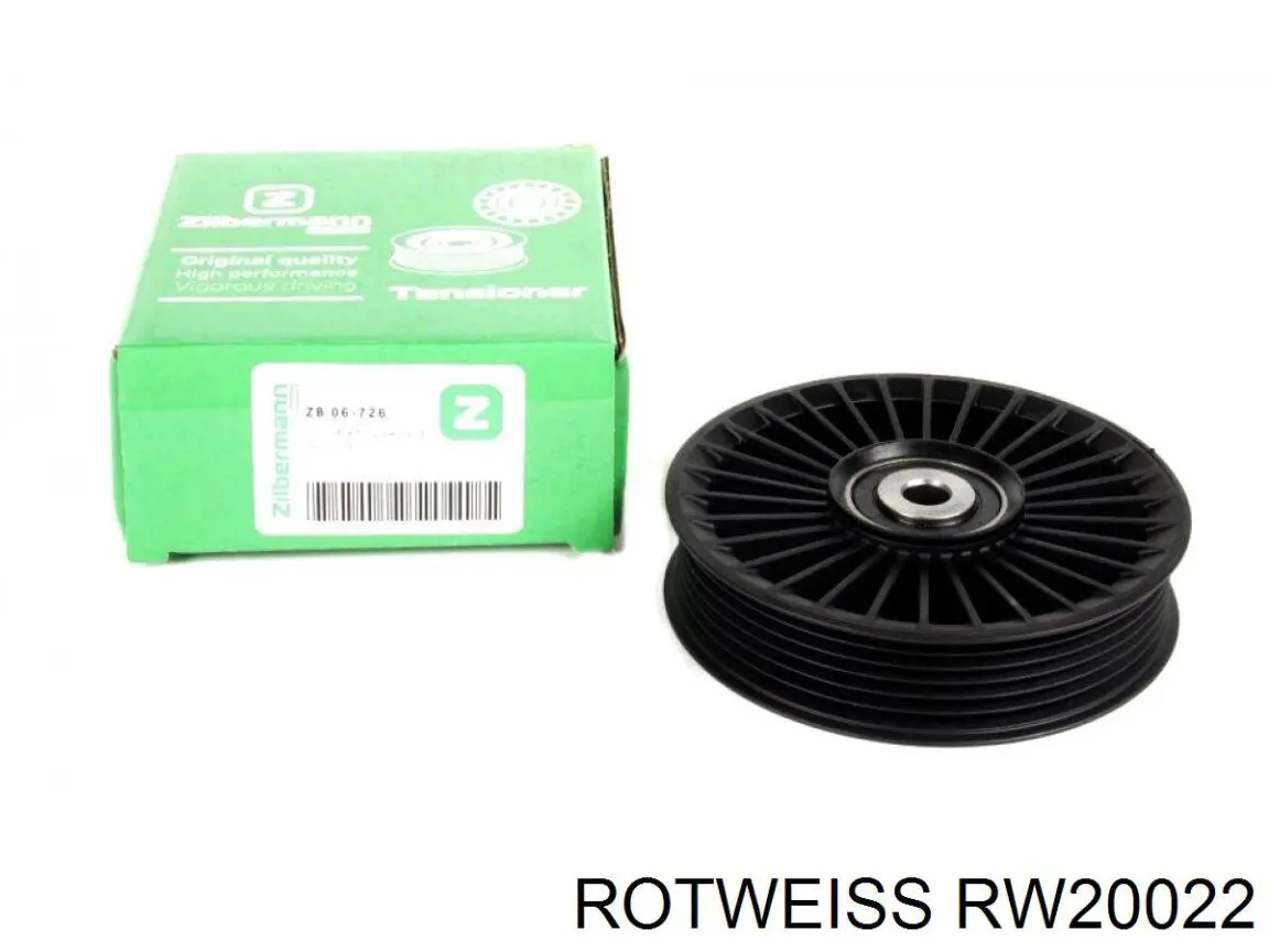 RW20022 Rotweiss polea tensora, correa poli v