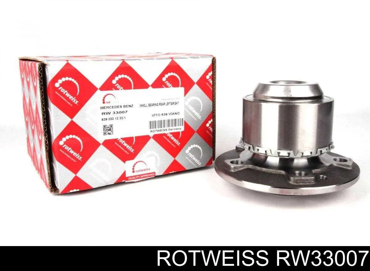 RW33007 Rotweiss cubo de rueda delantero