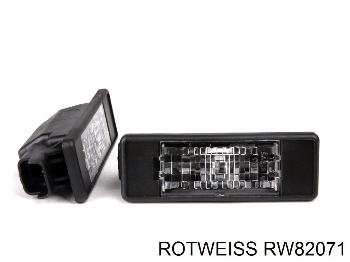 RW82071 Rotweiss piloto de matrícula
