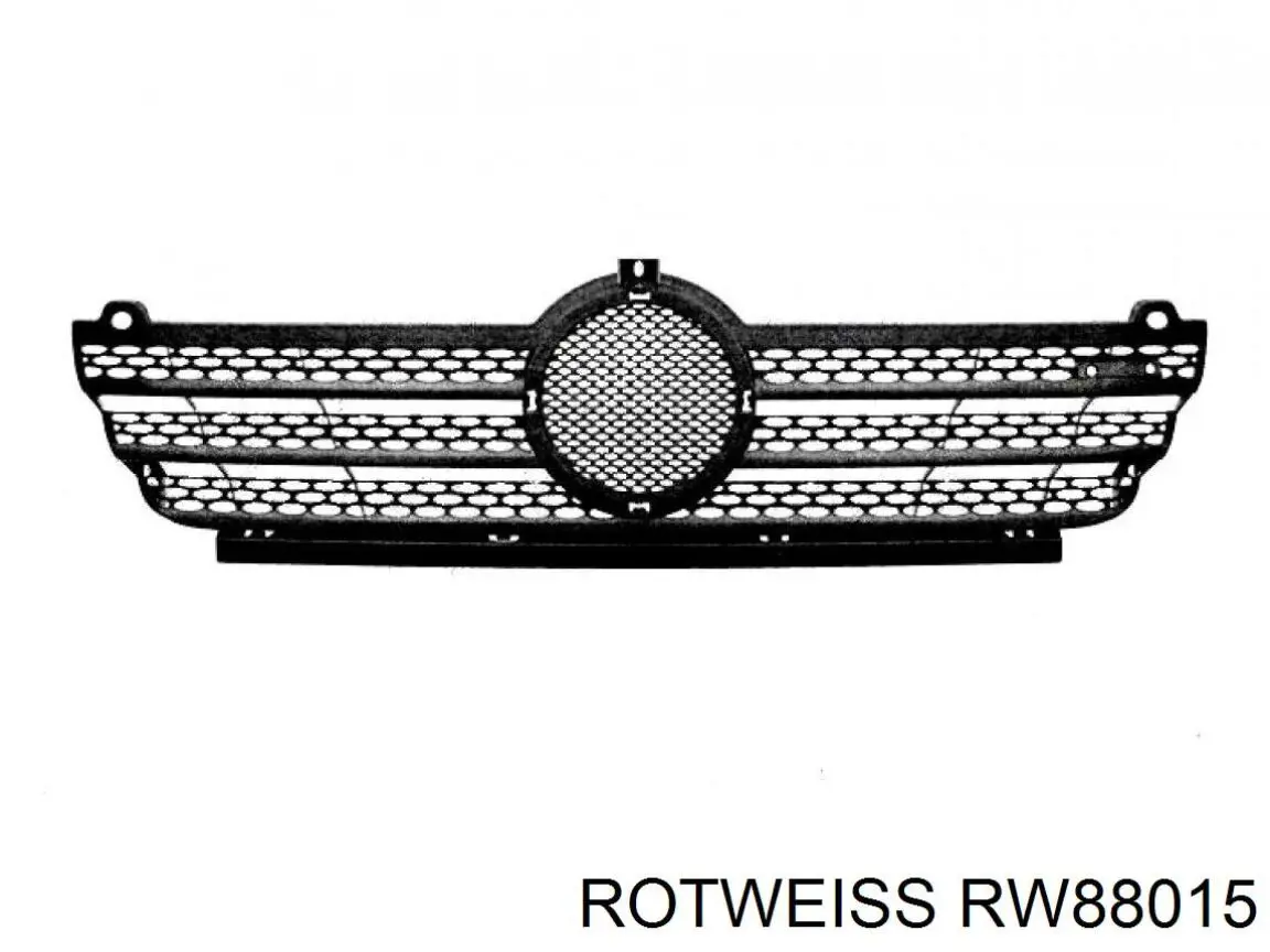 RW88015 Rotweiss rejilla de radiador