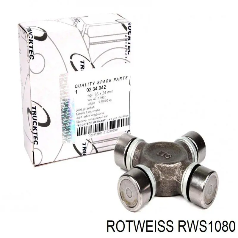 RWS1080 Rotweiss Cubo delantero