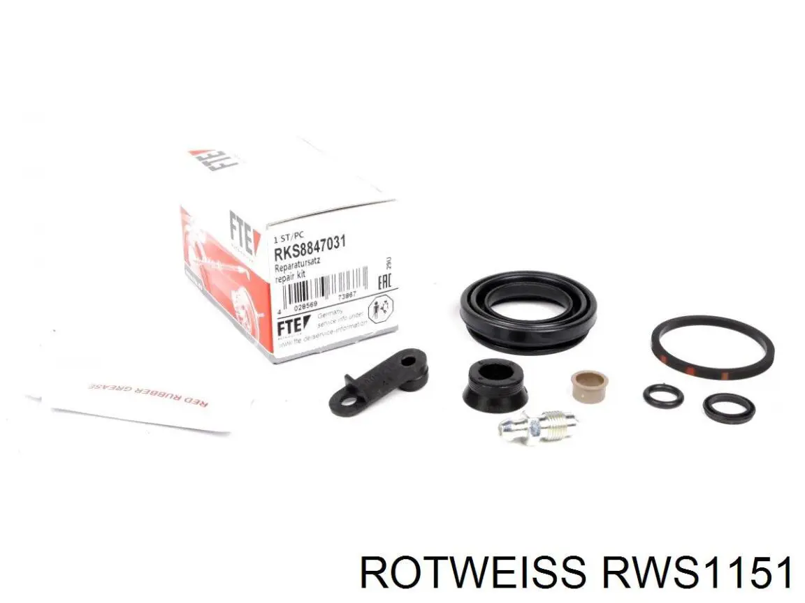 Guardabarros trasero derecho RWS1151 Rotweiss