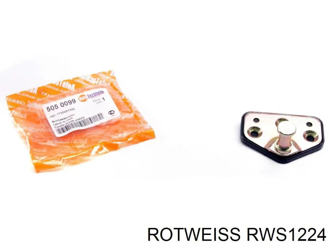 Pieza de enganche del pestillo de la puerta corrediza RWS1224 Rotweiss
