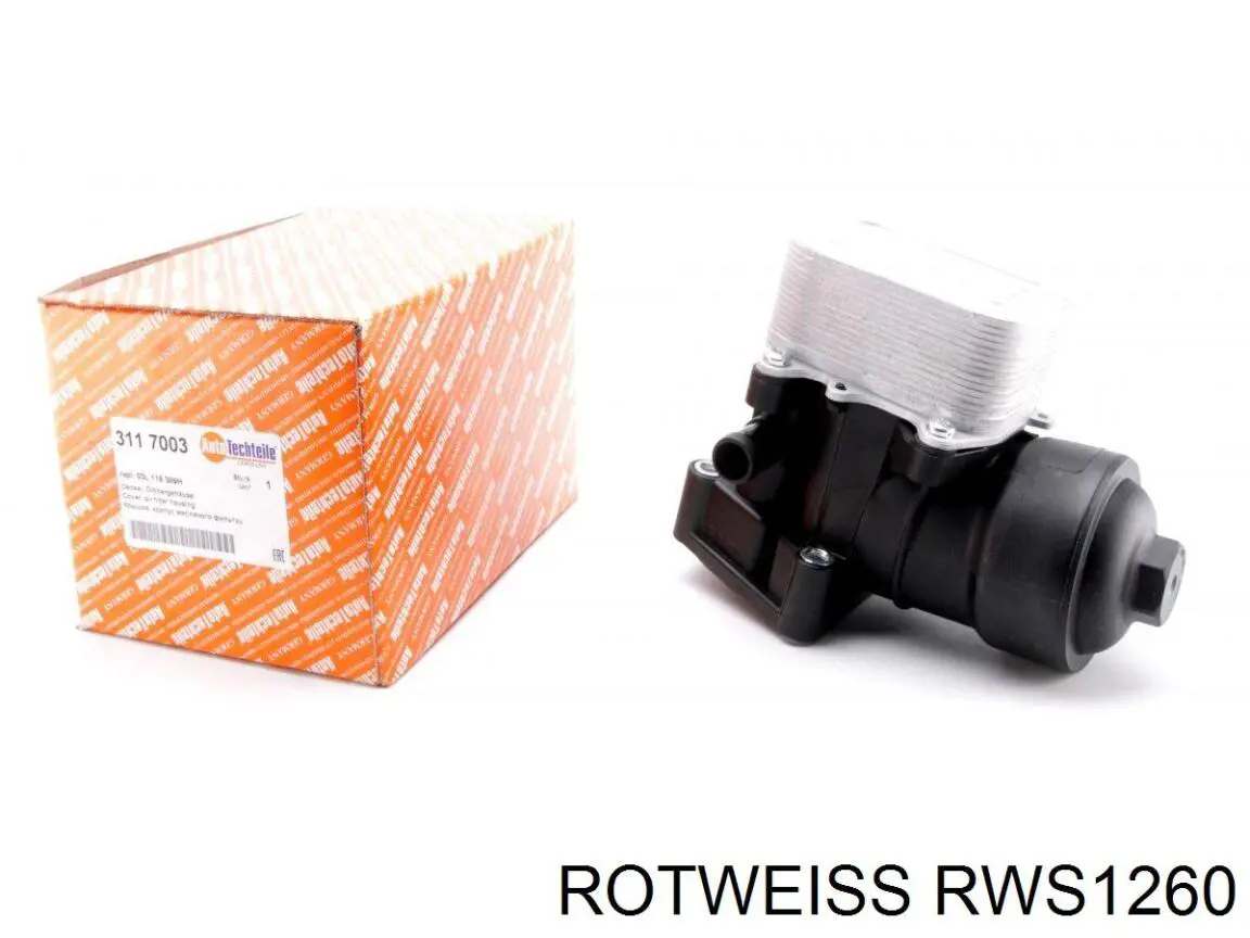 RWS1260 Rotweiss caja, filtro de aceite