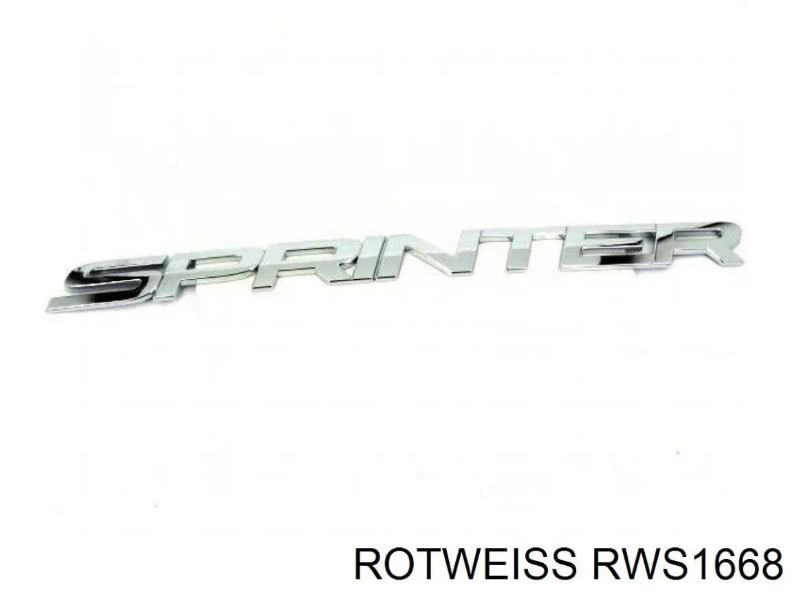 RWS1668 Rotweiss Emblema de la parrilla del radiador