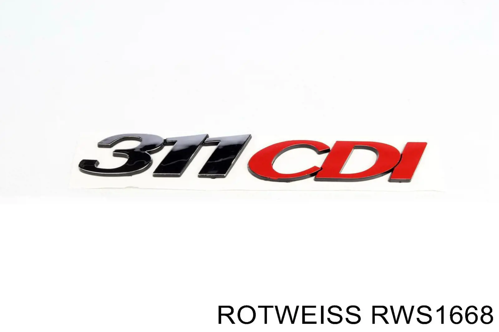 Emblema de la parrilla del radiador RWS1668 Rotweiss