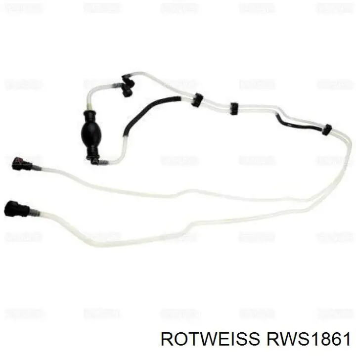 RWS1861 Rotweiss tubería de combustible, de filtro a rampa de inyectores