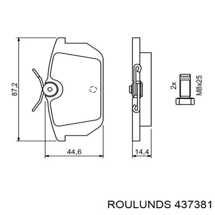 Pastillas de freno delanteras Fiat Tipo 160