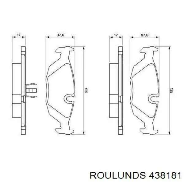 Pastillas de freno traseras BMW 5 E28