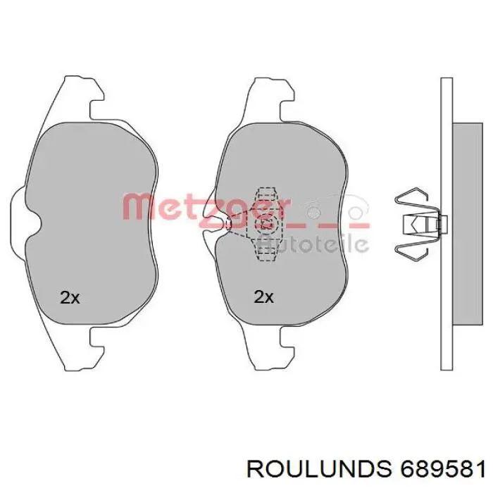 Pastillas de freno delanteras Opel Vectra