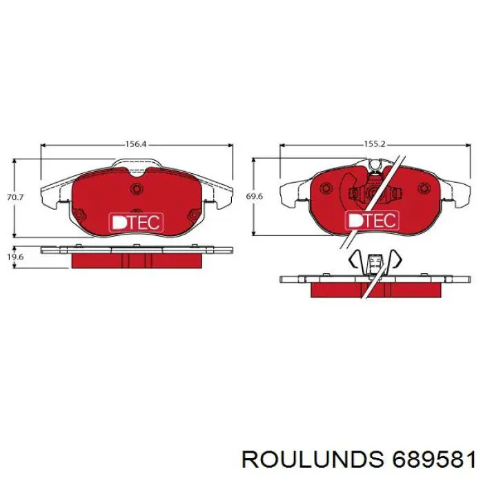 Pastillas de freno delanteras Opel Vectra