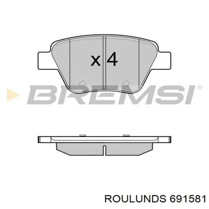 Pastillas de freno traseras Volkswagen Jetta 6 162, 163, AV3, AV2, AY2, AY3