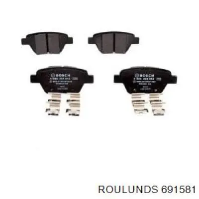 Pastillas de freno traseras Volkswagen Jetta 6 162, 163, AV3, AV2, AY2, AY3