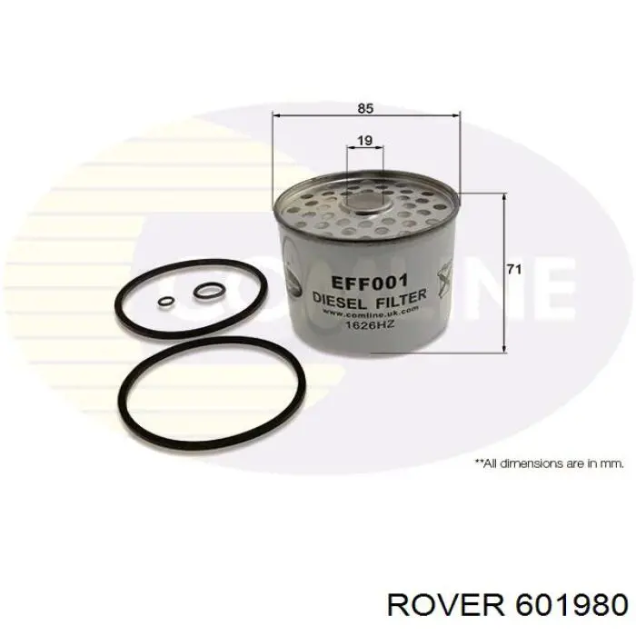 601980 Rover filtro combustible