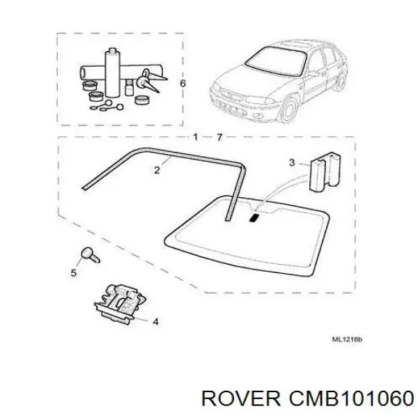 Parabrisas delantero Rover 200 RF