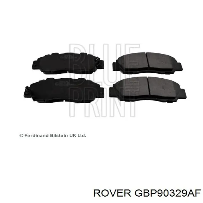 GBP90329AF Rover pastillas de freno delanteras