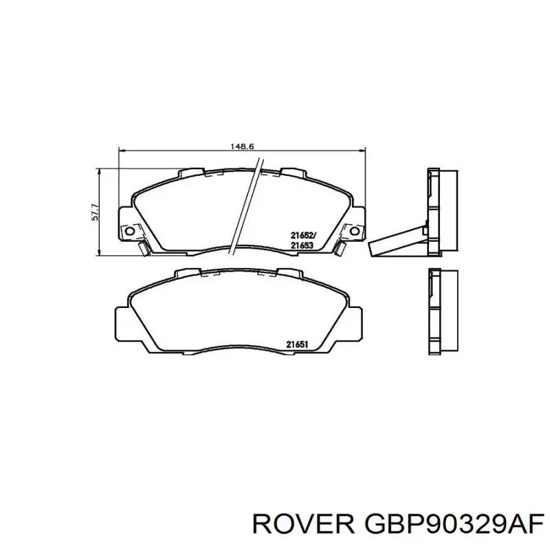Pastillas de freno delanteras Honda CR-V 1 RD