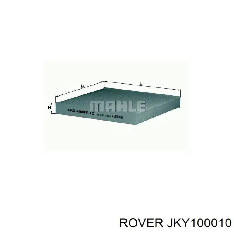 JKY100010 Rover filtro habitáculo